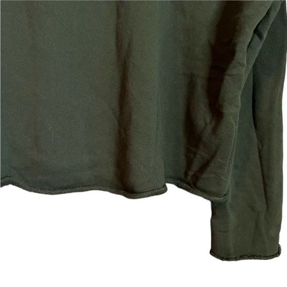 Eileen Fisher Dark Green Crew Neck Sweater - Picture 8 of 10
